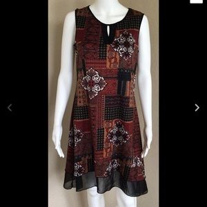 Perseption Petite Dress Size PM Flare Keyhole